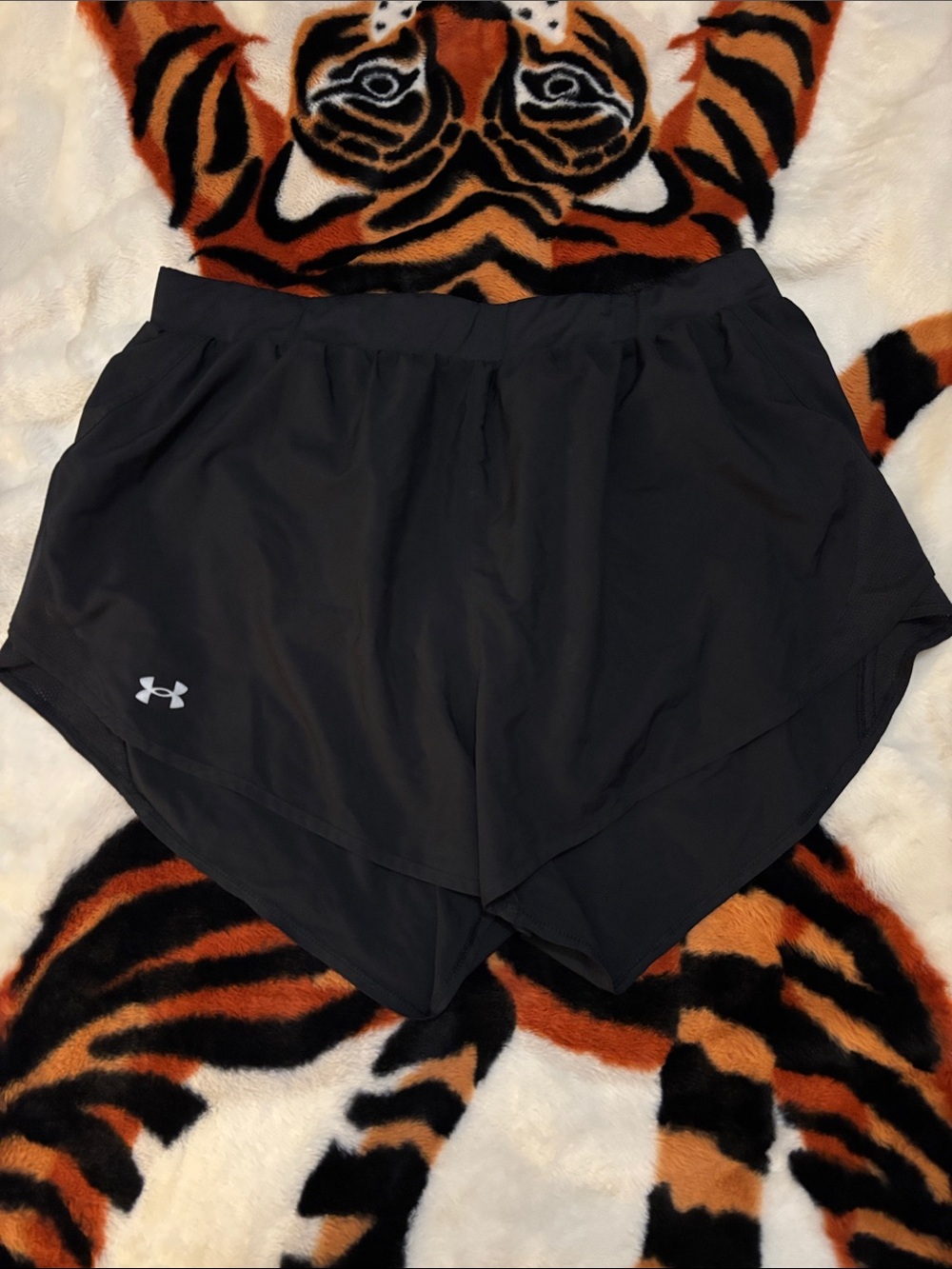 Under Armour Black Women's Layered Athletic Shorts
